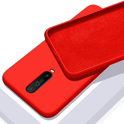 Custodia Silicone Ultra Sottile Morbida 360 Gradi Cover S01 per Xiaomi Redmi K30i 5G Rosso