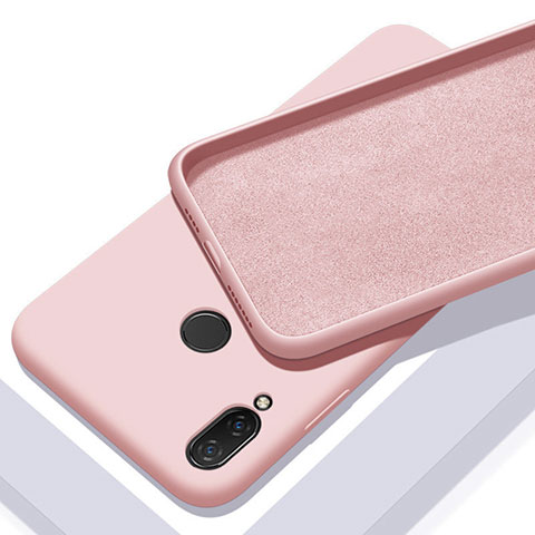 Custodia Silicone Ultra Sottile Morbida 360 Gradi Cover S01 per Xiaomi Redmi Note 7 Pro Oro Rosa