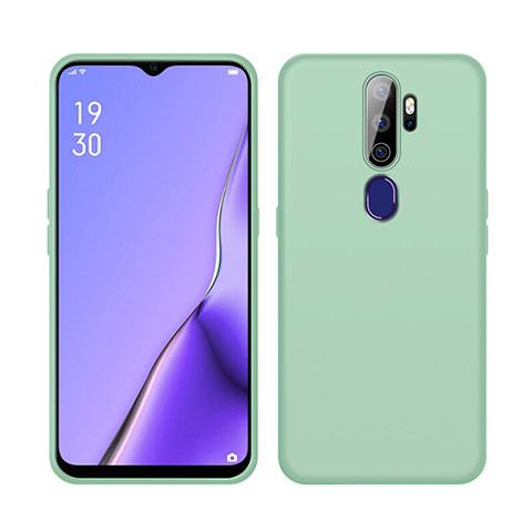 Custodia Silicone Ultra Sottile Morbida 360 Gradi Cover S02 per Oppo A11X Verde