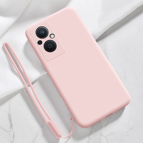 Custodia Silicone Ultra Sottile Morbida 360 Gradi Cover S02 per Oppo F21s Pro 5G Rosa