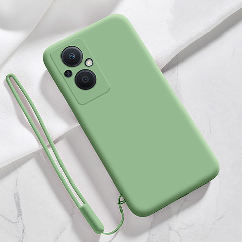 Custodia Silicone Ultra Sottile Morbida 360 Gradi Cover S02 per Oppo F21s Pro 5G Verde Pastello