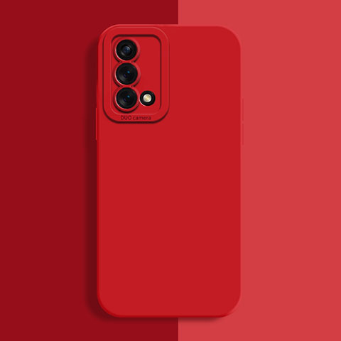 Custodia Silicone Ultra Sottile Morbida 360 Gradi Cover S02 per Oppo K9 5G Rosso