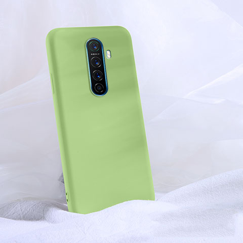 Custodia Silicone Ultra Sottile Morbida 360 Gradi Cover S02 per Oppo Reno Ace Verde