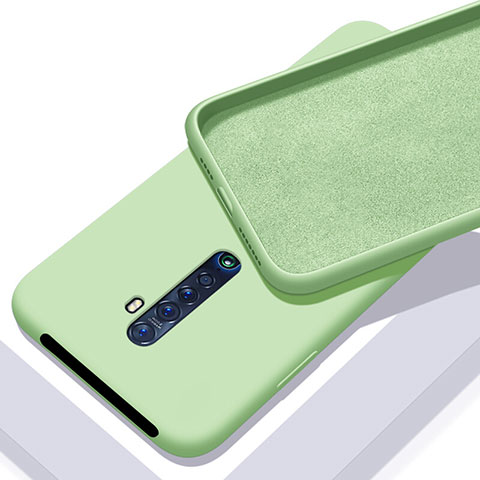 Custodia Silicone Ultra Sottile Morbida 360 Gradi Cover S02 per Oppo Reno2 Verde