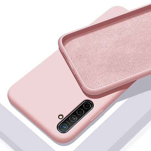 Custodia Silicone Ultra Sottile Morbida 360 Gradi Cover S02 per Realme X2 Rosa