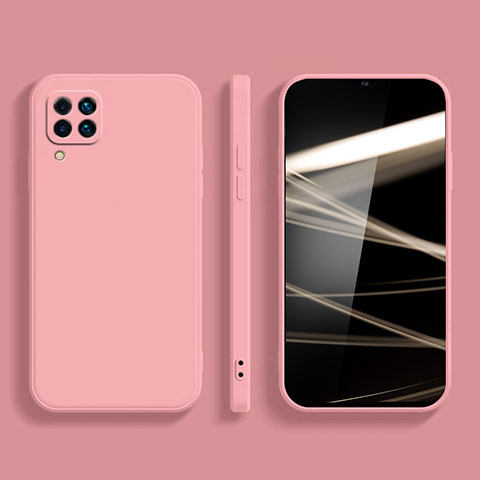 Custodia Silicone Ultra Sottile Morbida 360 Gradi Cover S02 per Samsung Galaxy A12 5G Rosa