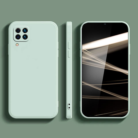Custodia Silicone Ultra Sottile Morbida 360 Gradi Cover S02 per Samsung Galaxy A12 5G Verde Pastello