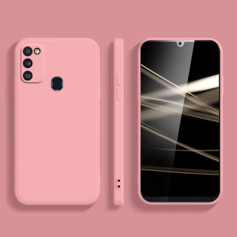 Custodia Silicone Ultra Sottile Morbida 360 Gradi Cover S02 per Samsung Galaxy M30s Rosa