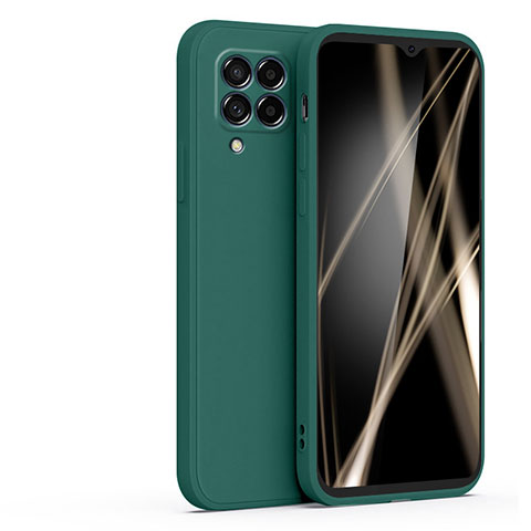 Custodia Silicone Ultra Sottile Morbida 360 Gradi Cover S02 per Samsung Galaxy M33 5G Verde Notte