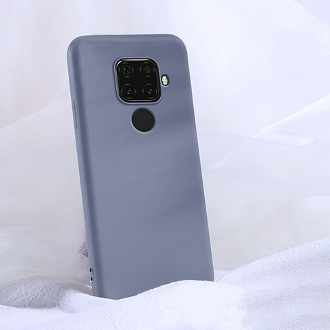 Custodia Silicone Ultra Sottile Morbida 360 Gradi Cover S03 per Huawei Nova 5z Grigio