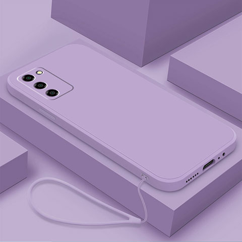 Custodia Silicone Ultra Sottile Morbida 360 Gradi Cover S03 per Oppo A55 5G Lavanda