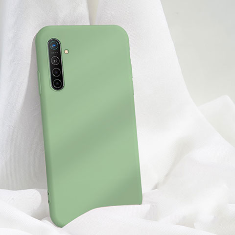 Custodia Silicone Ultra Sottile Morbida 360 Gradi Cover S03 per Realme XT Verde