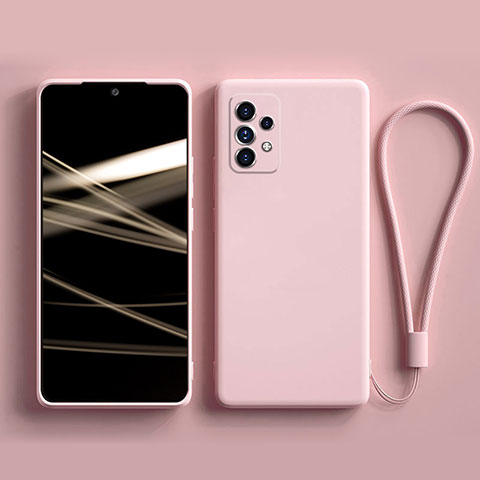 Custodia Silicone Ultra Sottile Morbida 360 Gradi Cover S03 per Samsung Galaxy A23 4G Rosa