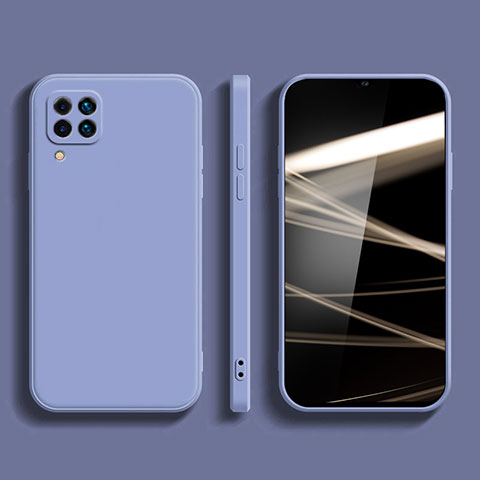 Custodia Silicone Ultra Sottile Morbida 360 Gradi Cover S03 per Samsung Galaxy M32 4G Grigio Lavanda