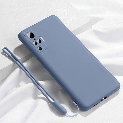 Custodia Silicone Ultra Sottile Morbida 360 Gradi Cover S03 per Vivo X51 5G Grigio