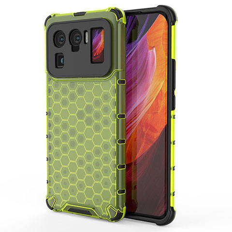 Custodia Silicone Ultra Sottile Morbida 360 Gradi Cover S03 per Xiaomi Mi 11 Ultra 5G Verde