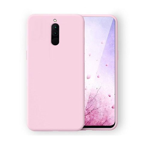 Custodia Silicone Ultra Sottile Morbida 360 Gradi Cover S03 per Xiaomi Redmi 8 Rosa