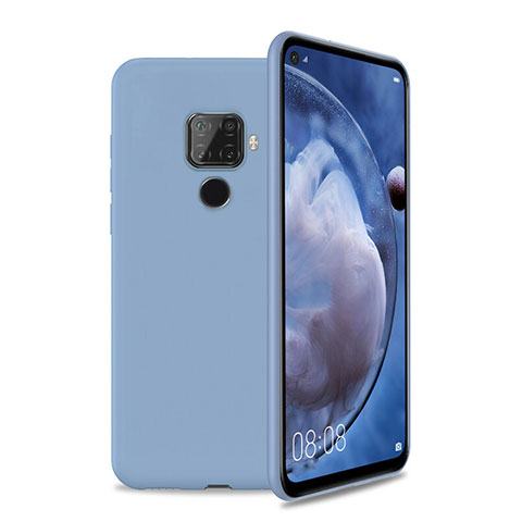 Custodia Silicone Ultra Sottile Morbida 360 Gradi Cover S04 per Huawei Nova 5i Pro Grigio