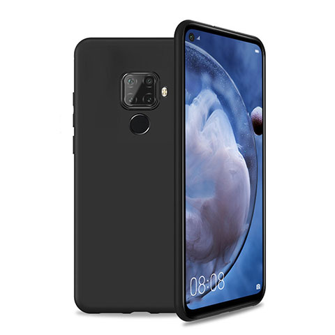 Custodia Silicone Ultra Sottile Morbida 360 Gradi Cover S04 per Huawei Nova 5i Pro Nero