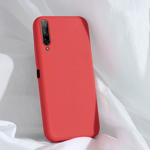 Custodia Silicone Ultra Sottile Morbida 360 Gradi Cover S04 per Huawei P Smart Pro (2019) Rosso