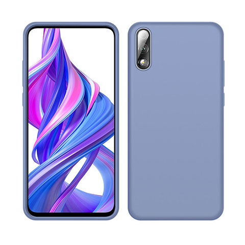 Custodia Silicone Ultra Sottile Morbida 360 Gradi Cover S04 per Huawei P Smart Z (2019) Grigio