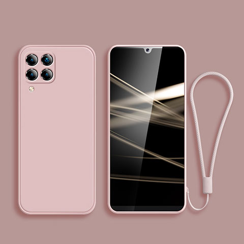 Custodia Silicone Ultra Sottile Morbida 360 Gradi Cover S04 per Samsung Galaxy A12 5G Rosa