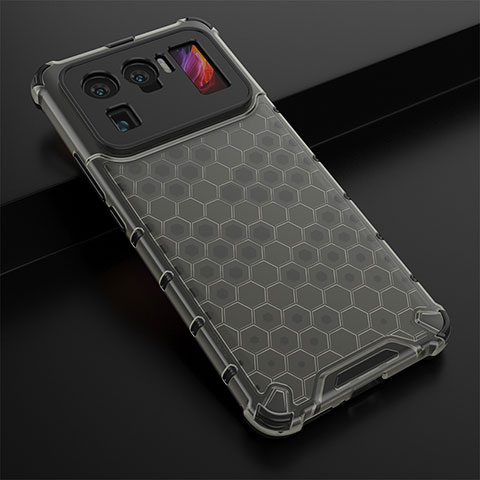 Custodia Silicone Ultra Sottile Morbida 360 Gradi Cover S04 per Xiaomi Mi 11 Ultra 5G Nero