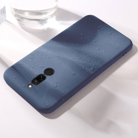 Custodia Silicone Ultra Sottile Morbida 360 Gradi Cover S04 per Xiaomi Redmi 8 Blu