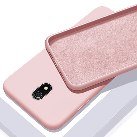 Custodia Silicone Ultra Sottile Morbida 360 Gradi Cover S04 per Xiaomi Redmi 8A Rosa