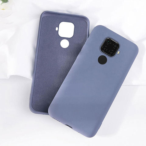 Custodia Silicone Ultra Sottile Morbida 360 Gradi Cover S05 per Huawei Mate 30 Lite Viola