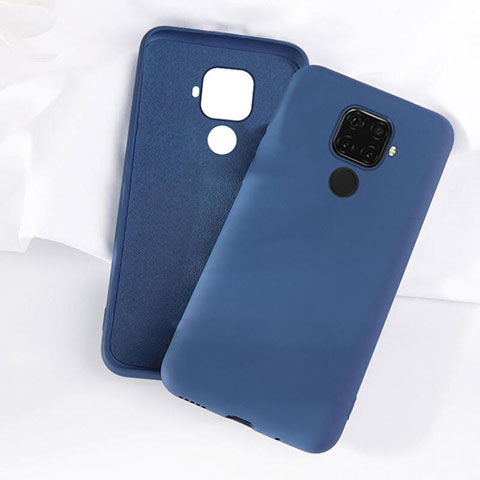 Custodia Silicone Ultra Sottile Morbida 360 Gradi Cover S05 per Huawei Nova 5z Blu