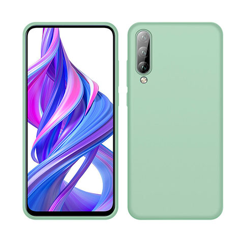 Custodia Silicone Ultra Sottile Morbida 360 Gradi Cover S05 per Huawei P Smart Pro (2019) Verde