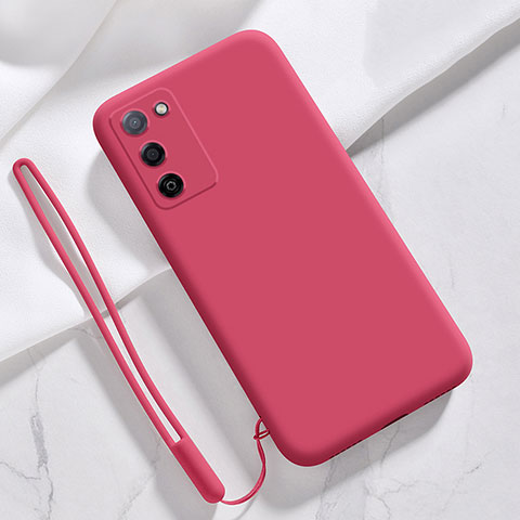 Custodia Silicone Ultra Sottile Morbida 360 Gradi Cover S05 per Oppo A53s 5G Rosso