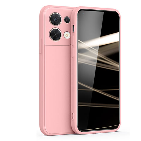 Custodia Silicone Ultra Sottile Morbida 360 Gradi Cover S05 per Oppo Reno8 Pro 5G Rosa