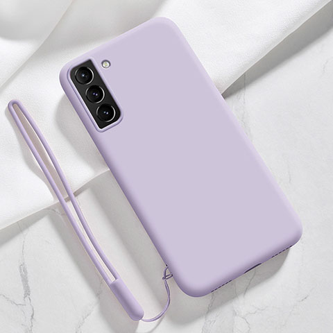 Custodia Silicone Ultra Sottile Morbida 360 Gradi Cover S05 per Samsung Galaxy S22 5G Viola