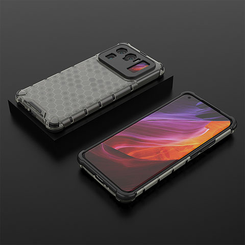 Custodia Silicone Ultra Sottile Morbida 360 Gradi Cover S05 per Xiaomi Mi 11 Ultra 5G Nero