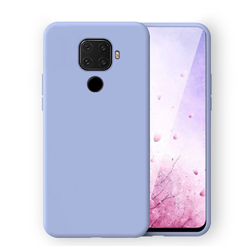 Custodia Silicone Ultra Sottile Morbida 360 Gradi Cover S06 per Huawei Mate 30 Lite Viola