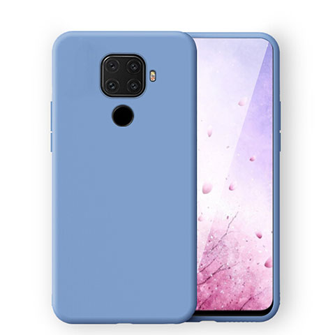 Custodia Silicone Ultra Sottile Morbida 360 Gradi Cover S06 per Huawei Nova 5z Blu