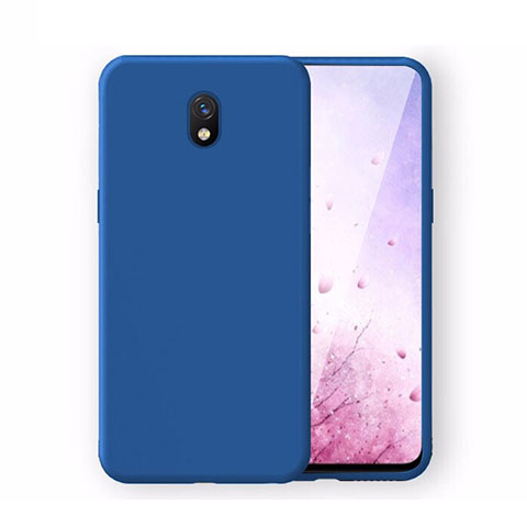 Custodia Silicone Ultra Sottile Morbida 360 Gradi Cover S06 per Xiaomi Redmi 8A Blu