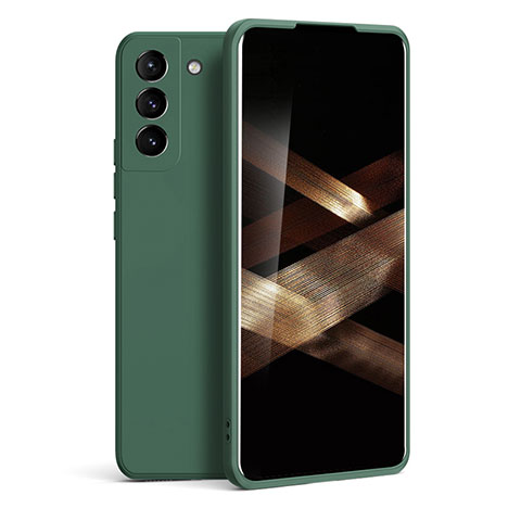 Custodia Silicone Ultra Sottile Morbida 360 Gradi Cover S08 per Samsung Galaxy S25 Plus 5G Verde