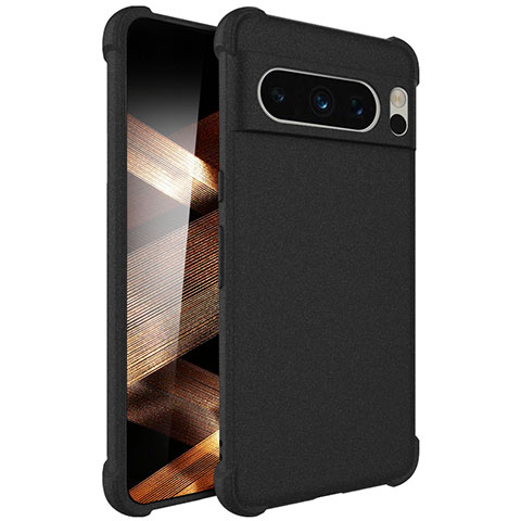 Custodia Silicone Ultra Sottile Morbida 360 Gradi Cover YK1 per Google Pixel 8 Pro 5G Nero