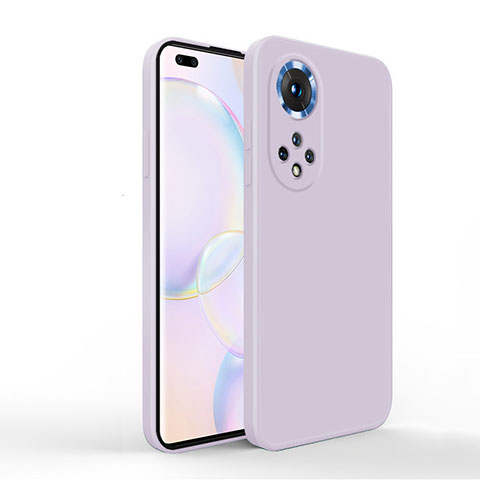 Custodia Silicone Ultra Sottile Morbida 360 Gradi Cover YK1 per Huawei Honor 50 Pro 5G Lavanda