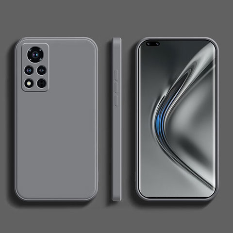 Custodia Silicone Ultra Sottile Morbida 360 Gradi Cover YK1 per Huawei Honor V40 5G Grigio Scuro