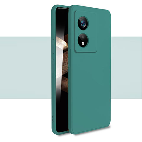 Custodia Silicone Ultra Sottile Morbida 360 Gradi Cover YK1 per Huawei Honor X5 Plus Verde