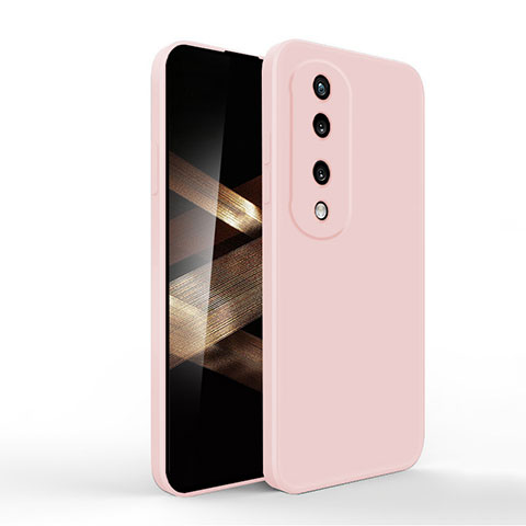 Custodia Silicone Ultra Sottile Morbida 360 Gradi Cover YK1 per Huawei Honor X7b Rosa