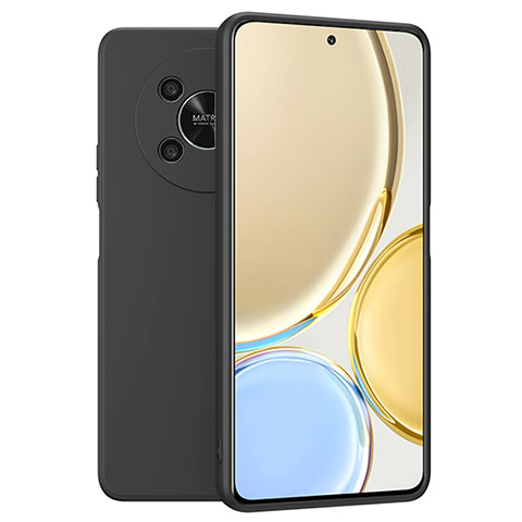 Custodia Silicone Ultra Sottile Morbida 360 Gradi Cover YK1 per Huawei Honor X9 5G Nero