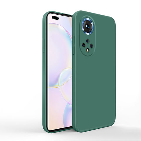 Custodia Silicone Ultra Sottile Morbida 360 Gradi Cover YK1 per Huawei Nova 9 Pro Verde Notte