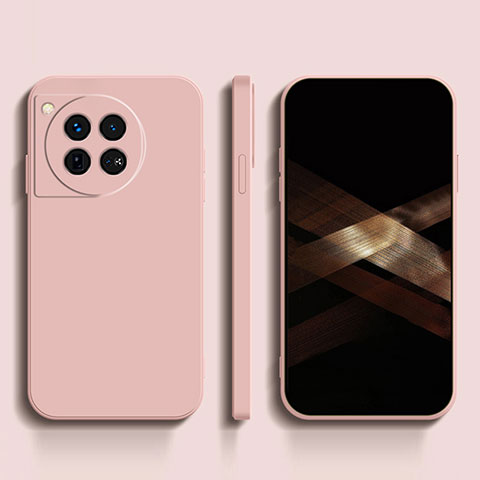 Custodia Silicone Ultra Sottile Morbida 360 Gradi Cover YK1 per OnePlus Ace 3 5G Rosa