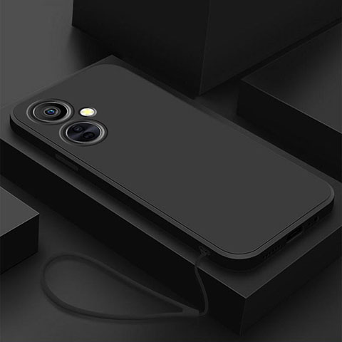 Custodia Silicone Ultra Sottile Morbida 360 Gradi Cover YK1 per OnePlus Nord CE 3 Lite 5G Nero