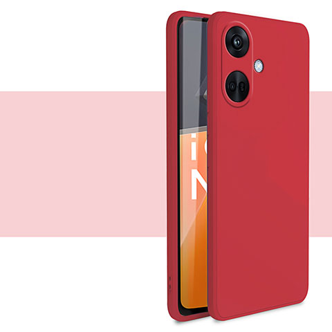 Custodia Silicone Ultra Sottile Morbida 360 Gradi Cover YK1 per Oppo K11 5G Rosso